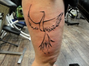 Crane Bird Upper Leg