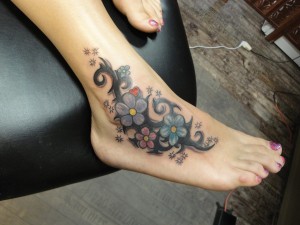 Flower Tribal Foot