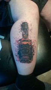 J,D, Bottle on Calf