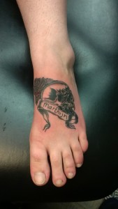 Skull on Foot